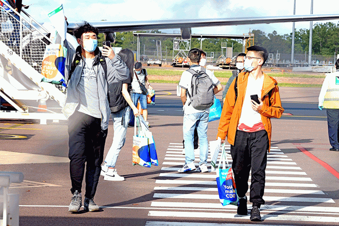 First foreign students arrive in Australia since virus closure