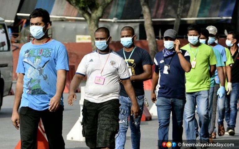 Foreign workers in red zones to be screened from Dec 1