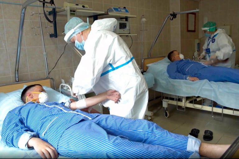 Putin opens Covid drug plant amid record Russian cases, deaths
