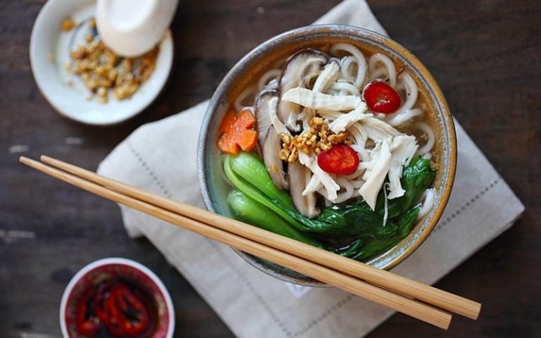 Chinese chicken noodle soup for the soul