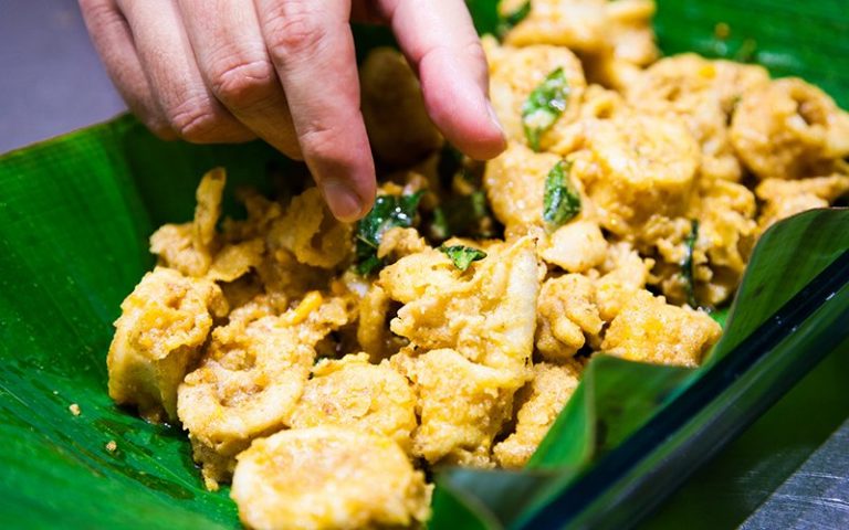 Sotong telur masin: kesempurnaan kombinasi masin dan lemak