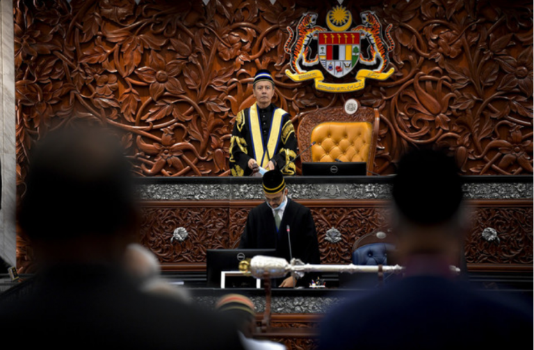 Opposition MPs walk out from Dewan Rakyat during bloc vote after Speaker allows quarantined MPs in