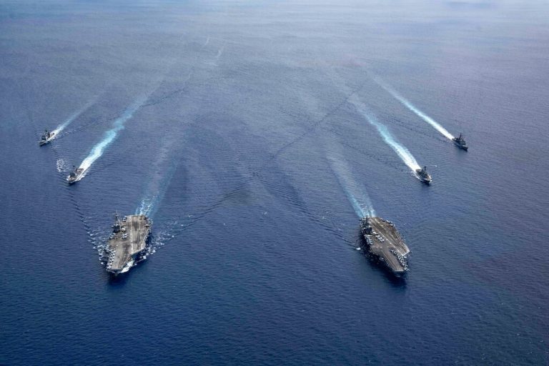 Japan, France, US plan first joint military drills to counter China