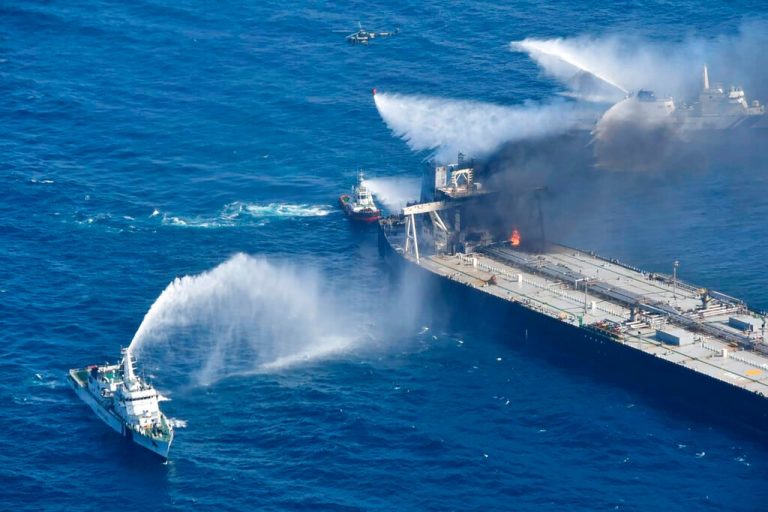 Explosion strikes oil tanker off Saudi port city