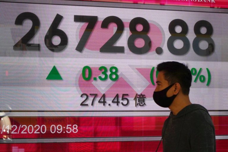Asian shares soar to record high on hopes of large US stimulus package
