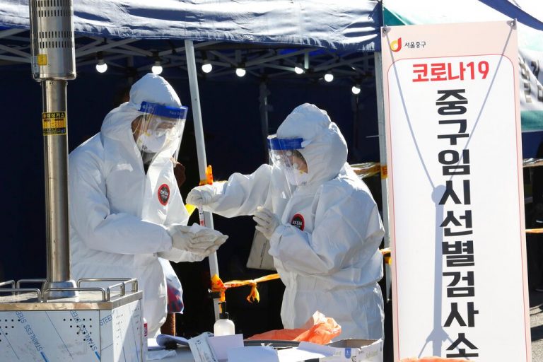 S. Korea reports a record high 1,097 new Covid cases