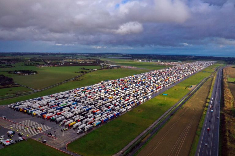 EU transport boss criticises France on UK truck delays