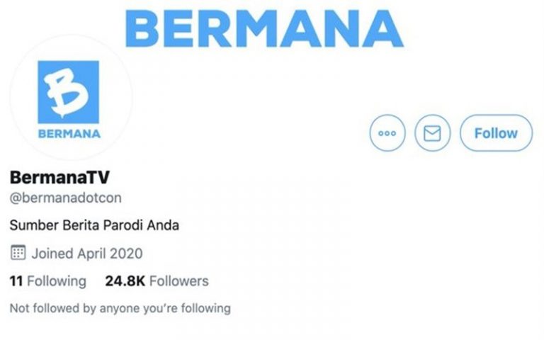 Twitter suspends ‘BermanaTV’ parody account