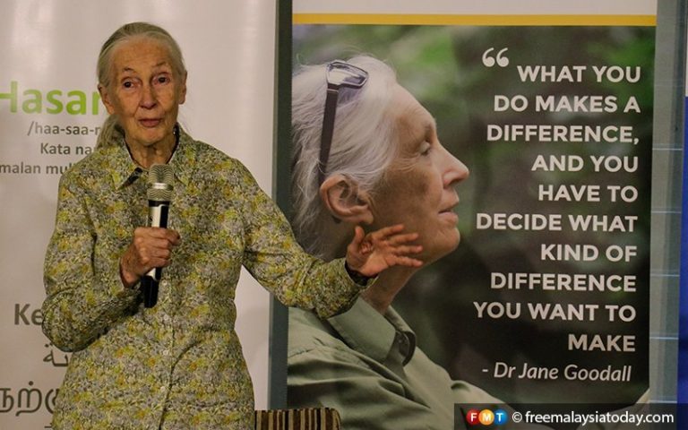 Environmental education in schools can save Malaysia, says Jane Goodall