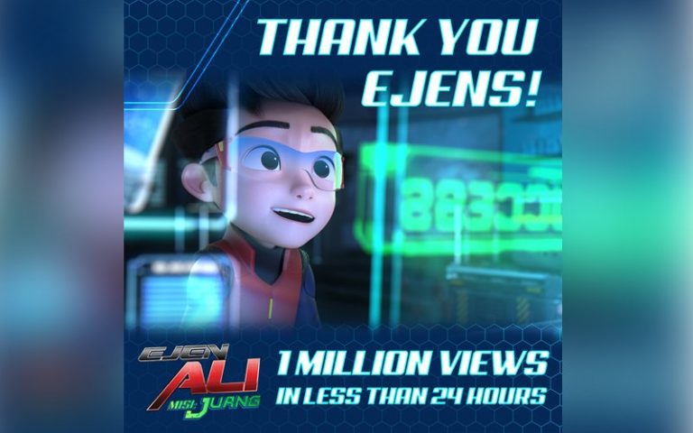 Ejen Ali ‘Misi: Juang’ raih 1 juta penonton di YouTube