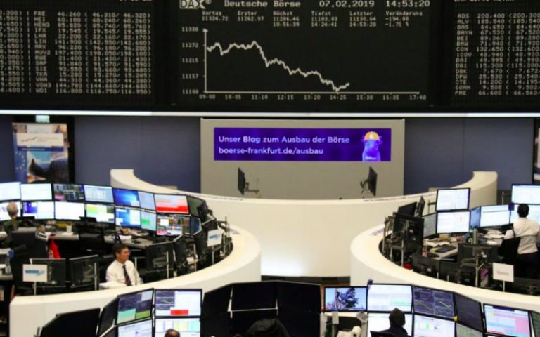 German stocks bounce 1.7%, a record high, on Brexit deal, US aid