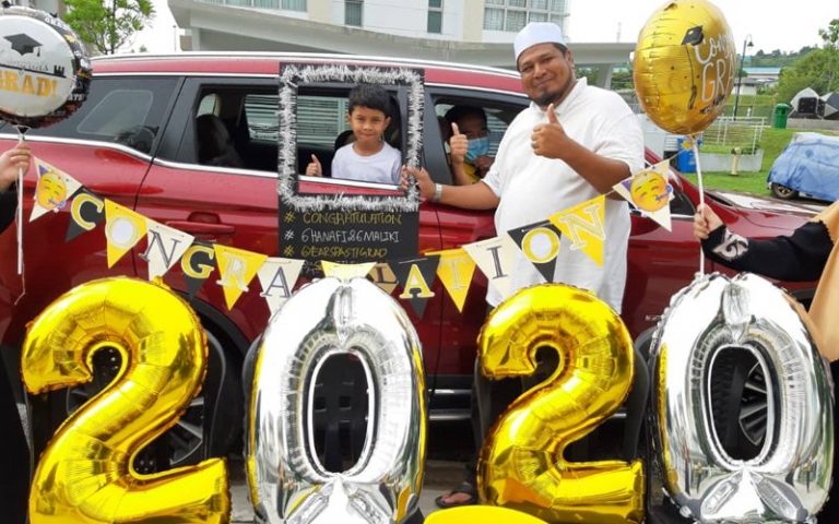 Kindergarten drive-thru graduations, the new normal