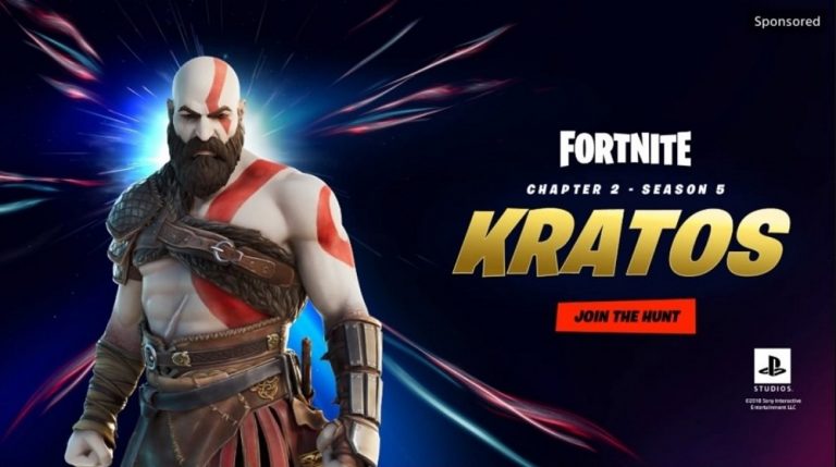 Kratos Joins The Fray In Fortnite Crossover Battle Royale