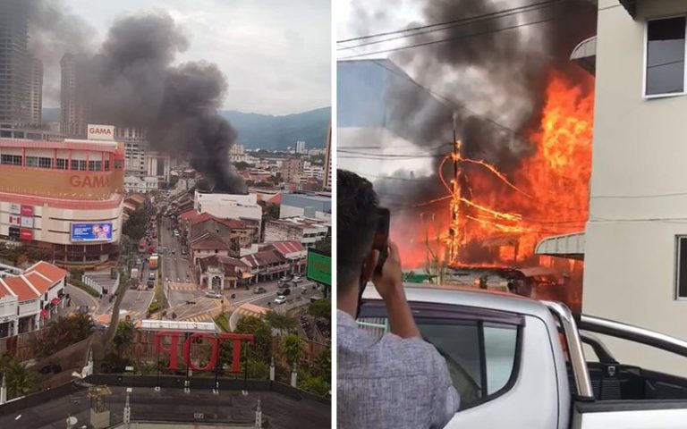 Kebakaran besar di George Town