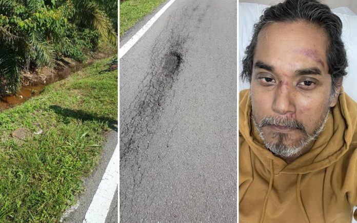 JKR mohon maaf pada Khairy cedera akibat jalan berlubang