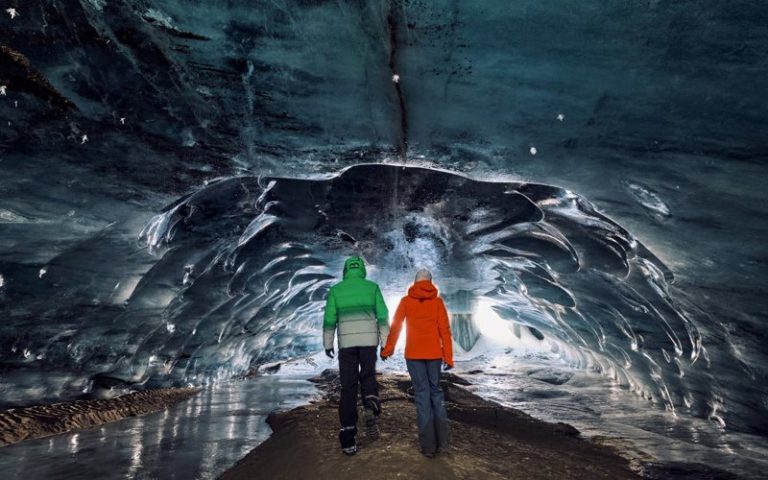 Visitors in awe of ‘Ice Cathedral’ in Swiss Alps