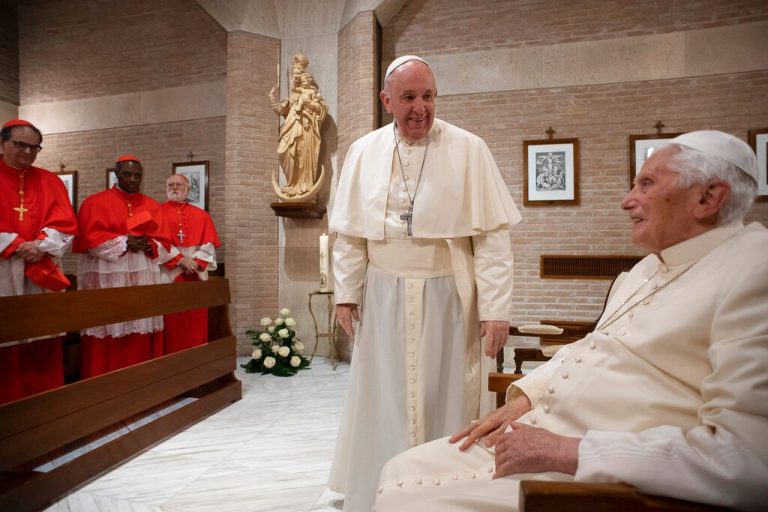 Ex-pope Benedict frail, speaks little but ‘lucid and smiling’