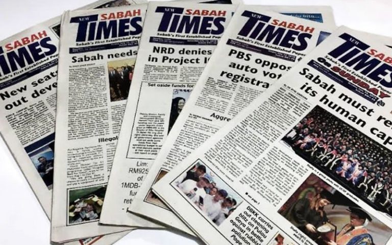 One of Sabah’s oldest papers to shut this month