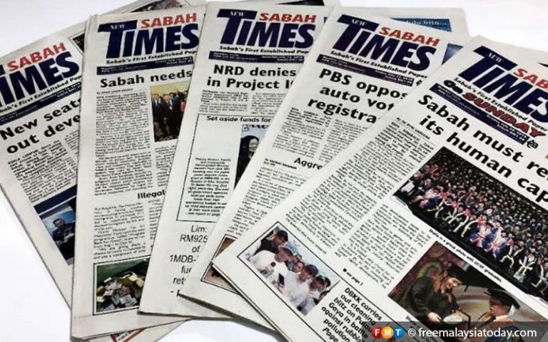 Salah satu akhbar tertua di Sabah akan ditutup bulan ini