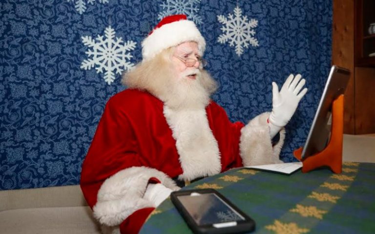 Virus pushes Santa online to deliver Christmas wishes