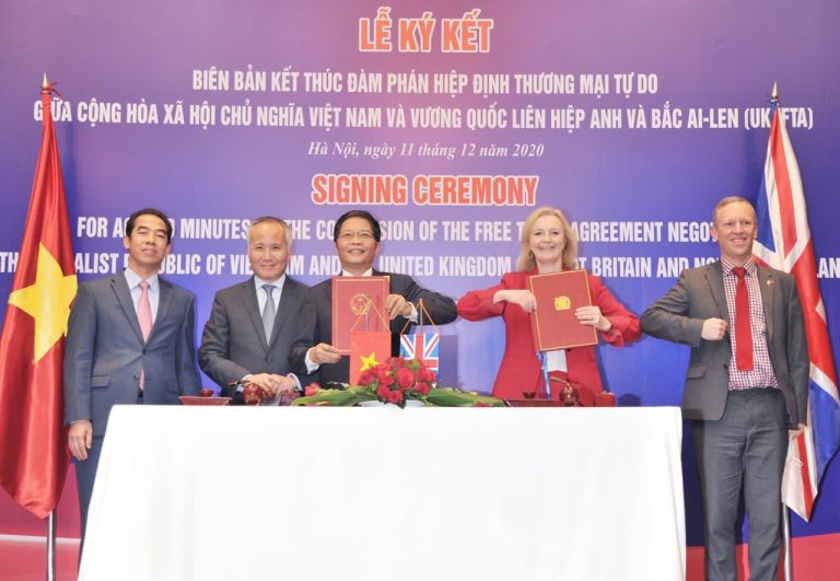 UK, Vietnam remove 99% of tariffs in free trade agreement