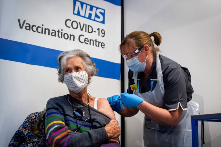 Nearly 140,000 people got Covid shots in first week of UK roll-out
