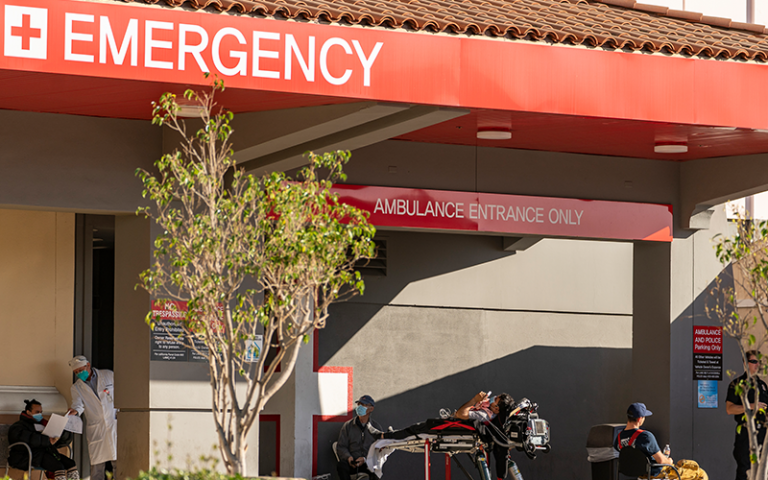 ‘More bodies than beds’: California hospitals overrun despite vaccine roll out