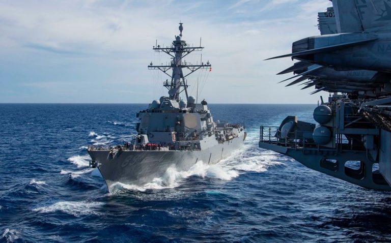 US missile destroyer sails Taiwan Strait, angering China