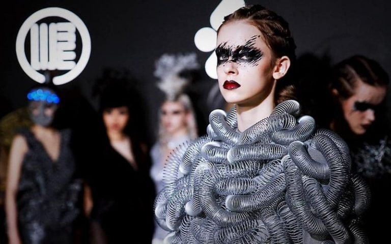 Lights! Models! Garbage! Taiwan designer turns waste into fashion