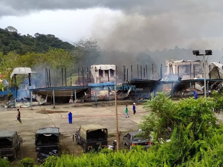 Fire that razed building of Belaga police station believed to have started at narcotics office