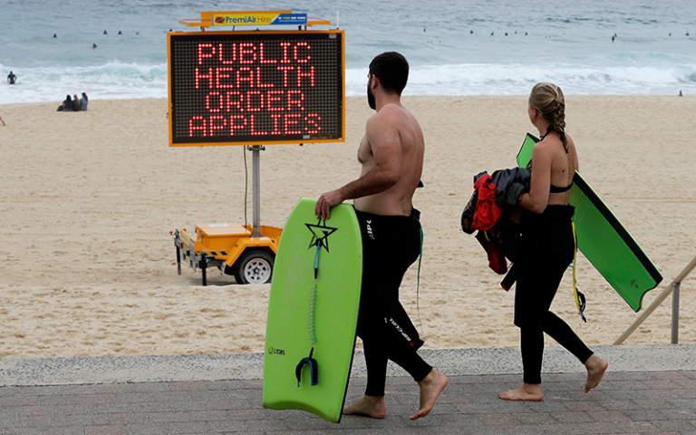 Parts of Sydney locked down as Australia battles growing cluster