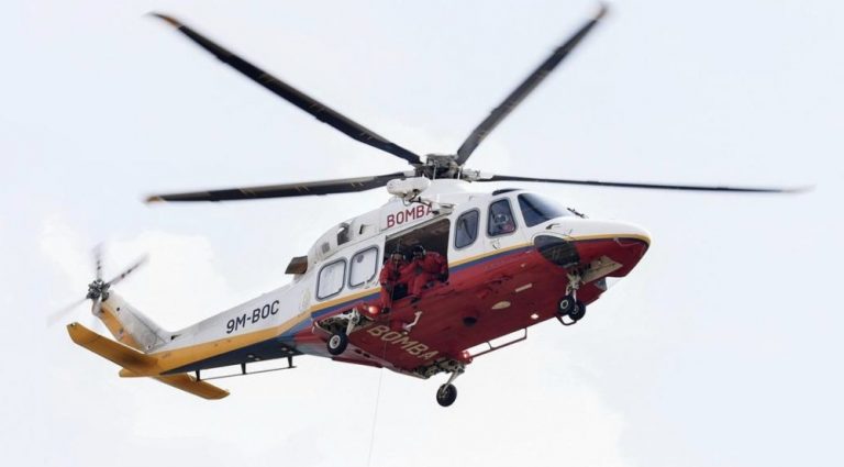 Helicopters deployed in search for drowned victim at Pantai Jambu Bongkok, Marang