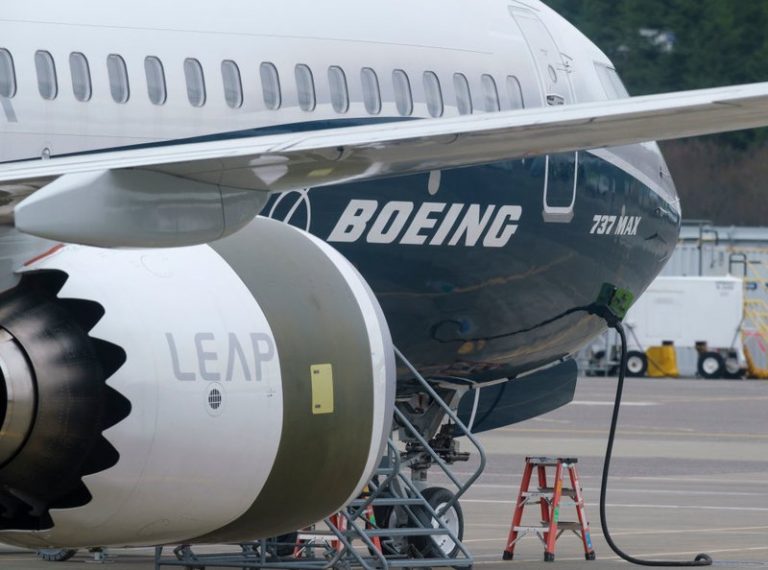 Boeing shares surge after scoring first 737 MAX order since grounding