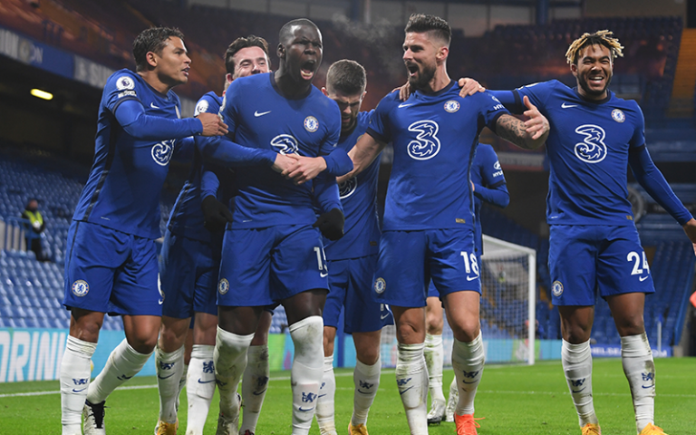 Chelsea move top, Man City and United win as fans return