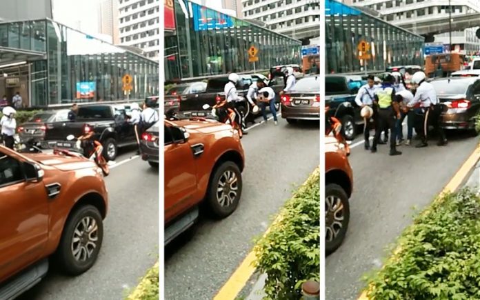 2 kali cuba langgar polis