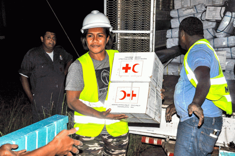 Fiji scrambles aid to affected villages  
