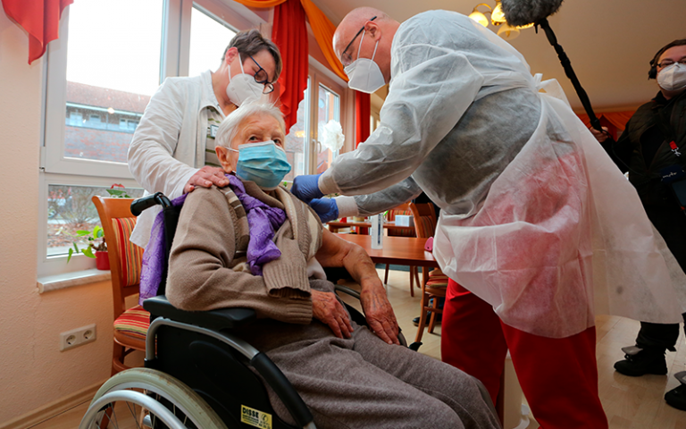 101-year-old woman first German to be vaccinated against Covid-19