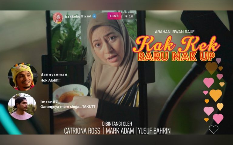 Gandingan lucu Catriona Ross & Mark Adam dalam telefilem terbaharu, ‘Kak Kek Baru Nak Up’