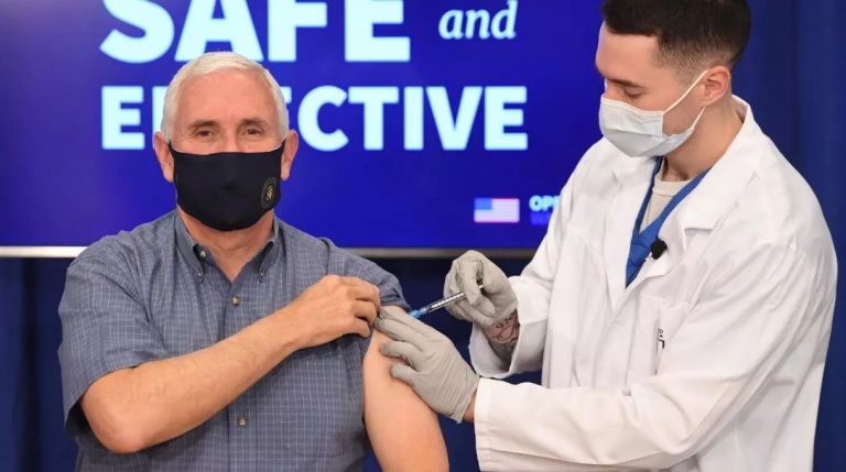 US vice president gets Covid-19 vaccine, Trump sparks confusion