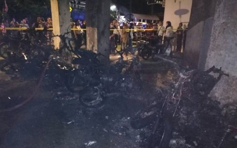 Fire at PPR parking lot sees 26 motorcycles razed