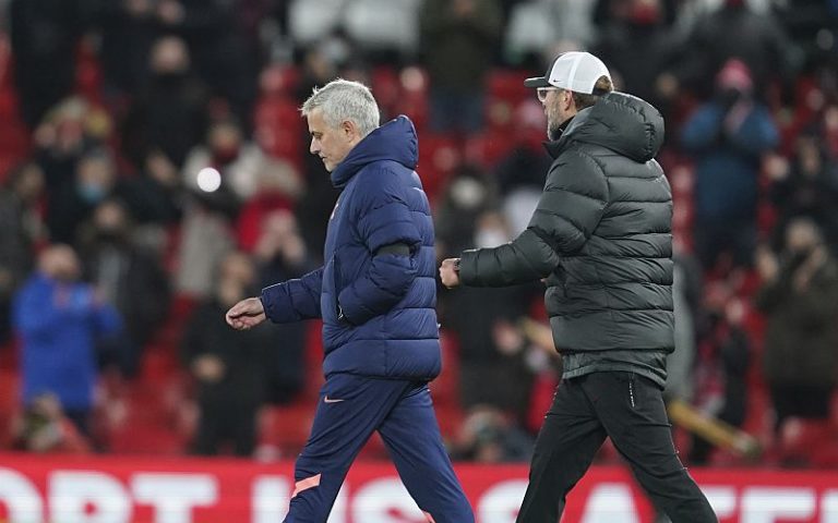 Mourinho takes aim at Klopp – and Guardiola – after Liverpool loss