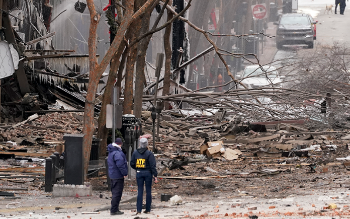 Possible human remains found near Nashville explosion site, says police