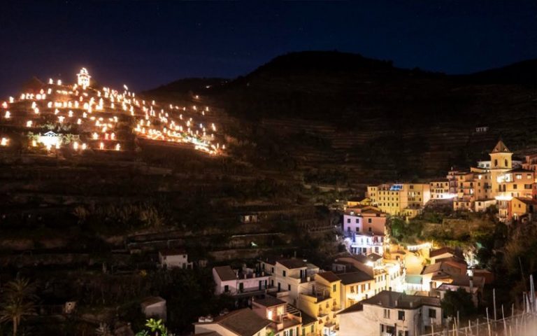 World’s largest nativity scene lights up Italy’s coast