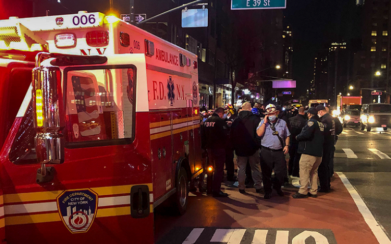Car hits multiple protesters in New York, causing injuries