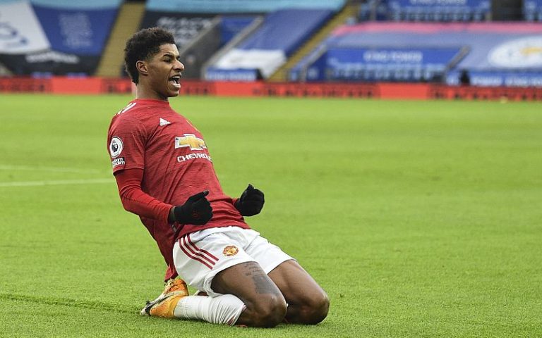Late Leicester equaliser ends United’s away winning streak