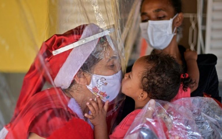 Covid, cancer can’t stop Brazil’s Mrs Santa Claus