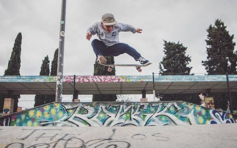 What he lacks in height, skateboarder makes up in ability