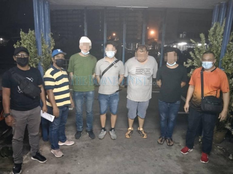 Nine men nabbed for Valentine’s Day riot over woman in Kuching