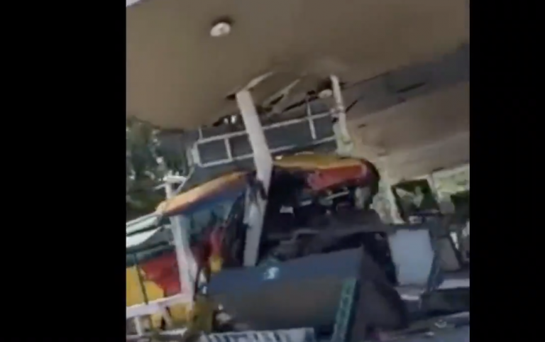 Bus ferrying Perak Covid-19 patients crashes into UPM toll plaza