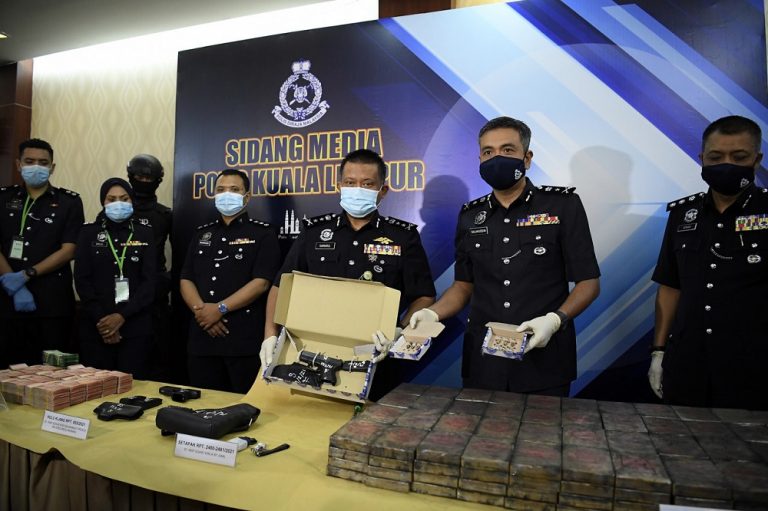 Cops nab woman mastermind, seize heroin base worth RM7.8m in KL drug bust